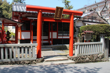 awashima shrine in miyajima (japan)