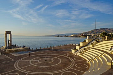 Waterfront Falcomatà Arena Strait; Reggio Calabria, Calabria, Italy, Europe