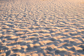 Patterns in the sand on a beach near Prerow, Mecklenburg-West Pomerania, Germany