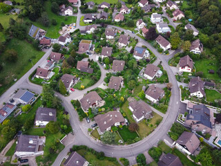 Village with a nice circle-road