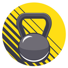 Kettlebell Retro design