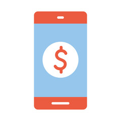 phone with dollar symbol in the middle of it