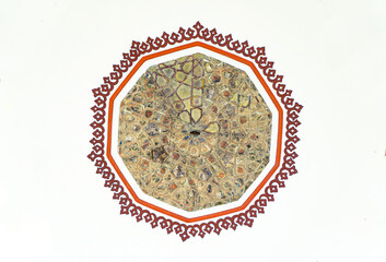 pattern on the ceiling of a mosque