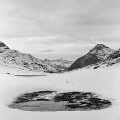 Obraz premium Bernina Pass