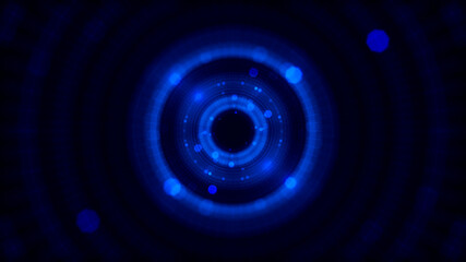 Abstract blur glowing magic sign and concept galaxy light style. 3D Rendering