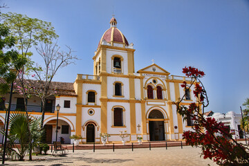 Church of the Immaculate Conception in colonial Santa Cruz de Mompox, Bolivar, Colombia