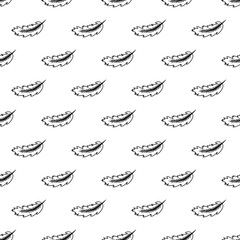 Obraz premium Seamless feathers pattern