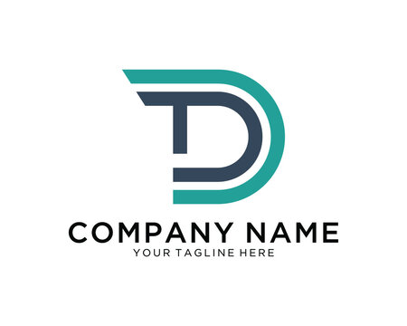 Amazing professional elegant trendy awesome black and green color DTD based on the Alphabet icon logo.