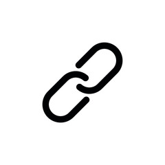 Links icon vector set. Chain sign set collection icon.