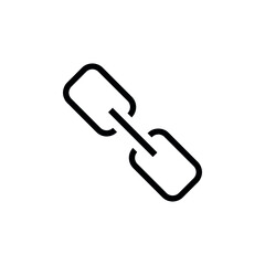 Links icon vector set. Chain sign set collection icon.