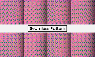 Floral Seamless Pattern premium vector; leaf colorful pattern vector; Colorful pattern vector
