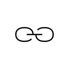 Links icon vector set. Chain sign set collection icon.