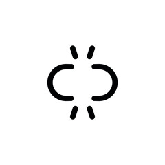 Links icon vector set. Chain sign set collection icon.