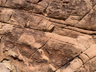 Rocky background, granite, reddish brown