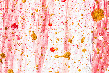 Artistic brush strokes and paint splashes as abstract art and minimalistic background, contemporary...