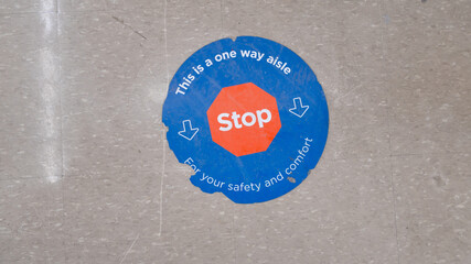 Social Distancing Sign