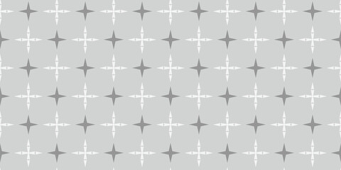 Gray decorative background pattern, seamless wallpaper texture. Retro