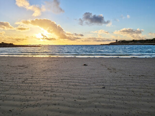 Chouet Beach Sunset, Guernsey Channel Islands