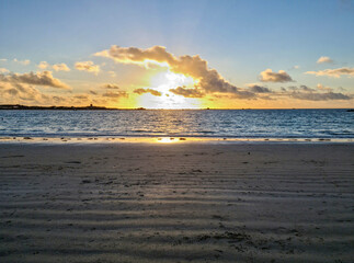Chouet Beach Sunset, Guernsey Channel Islands