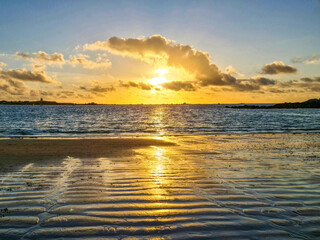 Chouet Beach Sunset, Guernsey Channel Islands