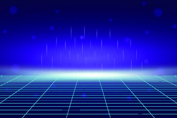 Modern blue techonology futuristic background