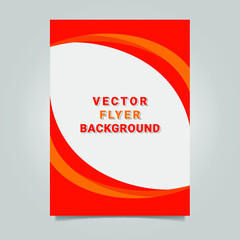 Vector Wavy flyer vector background