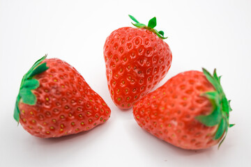 Fresh and delicious strawberry photography