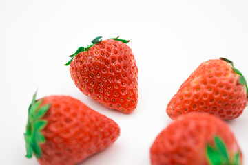 Fresh and delicious strawberry photography