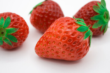 Fresh and delicious strawberry photography