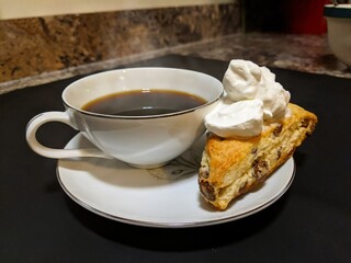 Scone with coffee 
