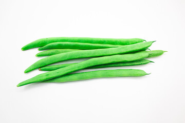 Green and fresh green beans