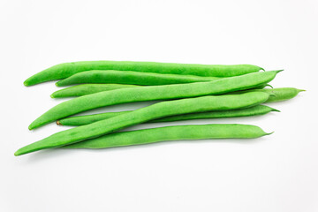 Green and fresh green beans