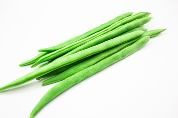 Green and fresh green beans