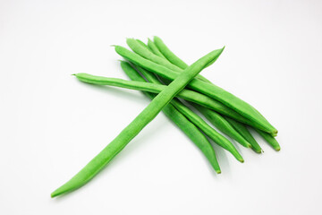 Obraz premium Green and fresh green beans