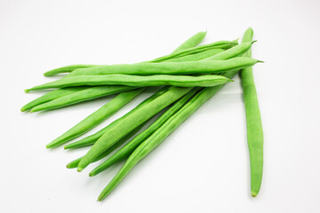 Green and fresh green beans