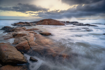 sunrise over the sea