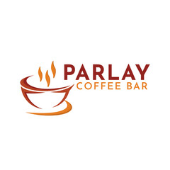 Vintage style coffee shop logo. Suitable for brand design, brand logo etc.