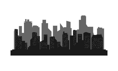 Fototapeta premium Building in the city illustration vector