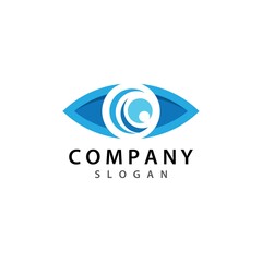 Eye care logo template