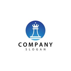 Chess logo template