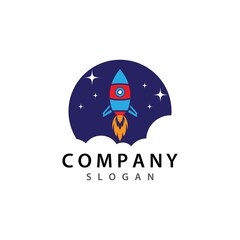 Rocket logo template