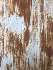 texture of light rust  on surface of metal