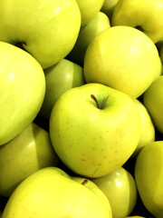 green apples background
