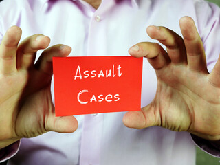 Business concept about Assault Cases with phrase on the page.
