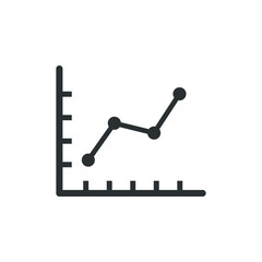 Line chart icon