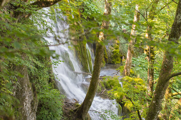 [Croatia] One of the smaller waterfalls in the upper lakes.