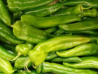 green chili peppers
