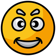 Fototapeta premium Laughing Emoji