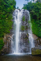 Munduk waterfall in Bali in Indonesia