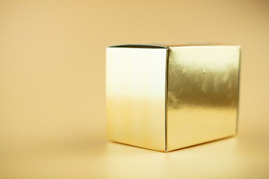 Gold package box